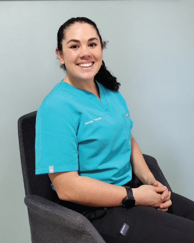 Caryn alleviates pain and injury